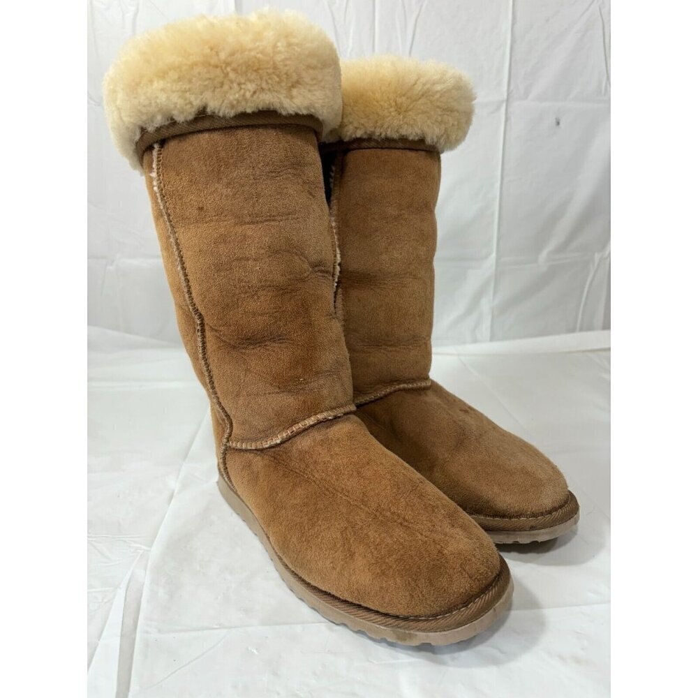 Ugg Koolaburra Tan Suede Leather Boots Size 6